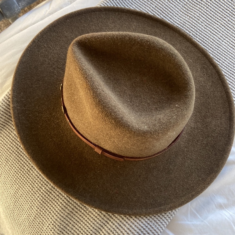 Brown Wool Western Hat - Picture 4 of 7